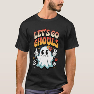 Retro-Geist-Halloween-Kostüm Let's Go Ghouls Todd T-Shirt