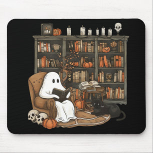 Retro-Geist liest Bücher, Bibliothekar-Geist Mousepad
