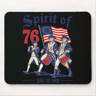 Retro Geist von 76 250 Jahre Semiquincentennial Mousepad