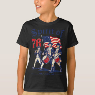 Retro Geist von 76 250 Jahre Semiquincentennial T-Shirt