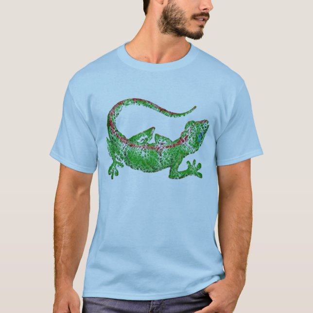 Retro gekko T-Shirt (Vorderseite)