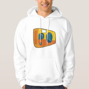 Retro-Gelb-Point-and-Shoot-Filmkamera Hoodie