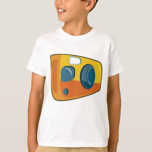 Retro-Gelb-Punkt-und-Shoot-Filmkamera T-Shirt