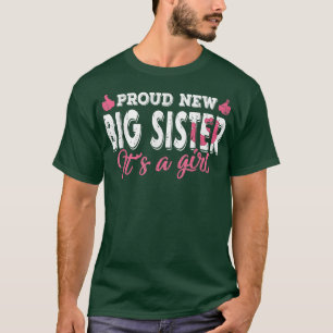 Retro Gender Offenbarung neue große Schwester Es i T-Shirt