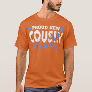 Retro Gender Reveal Proud neuer Cousin Es ist ein T-Shirt