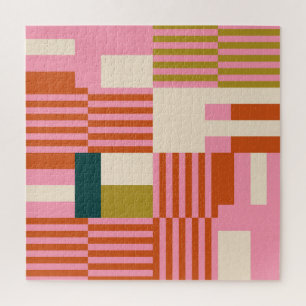 Retro Geometric Abstrakt Mosaic