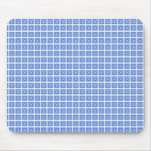 Retro Geometric Mousepad, Royal Blue Mousepad