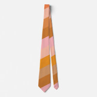 Retro-geometrische Hochzeit mit rosa-orangefarbene