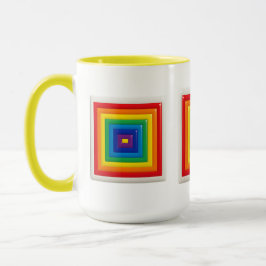 Retro-geometrische Pop-Art Tasse