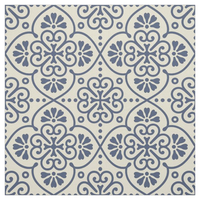 Retro geometrisches dekoratives mit Blumenmuster Stoff (Muster)