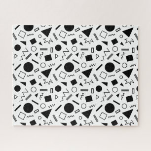 Retro-geometrisches Formenmuster