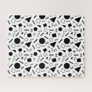 Retro-geometrisches Formenmuster