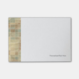 Retro geometrisches Muster 2 Post-it Klebezettel