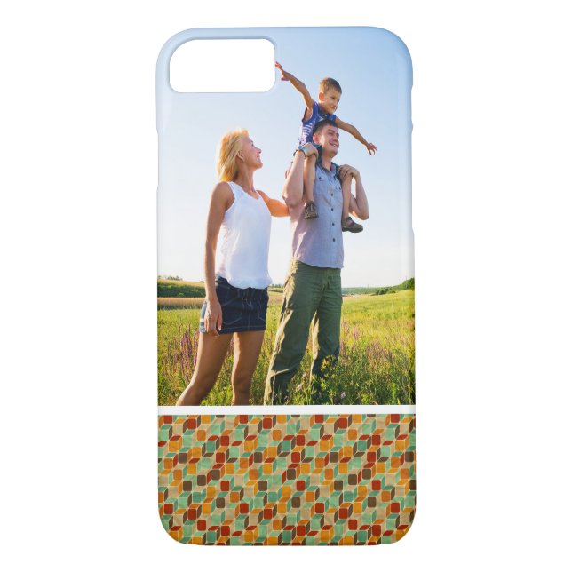 Retro geometrisches Muster 4 2 des Case-Mate iPhone Hülle (Rückseite)