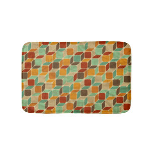 Retro geometrisches Muster 4 Badematte