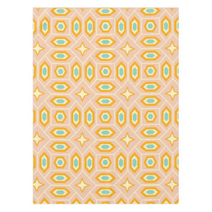 Retro-geometrisches Muster mit Sechsecken und Ster Tischdecke