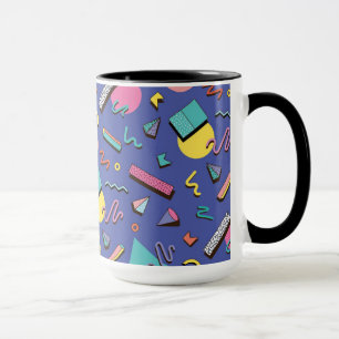 Retro-geometrisches Muster Tasse