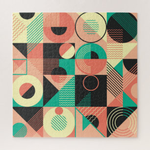 Retro-geometrisches Musterdesign