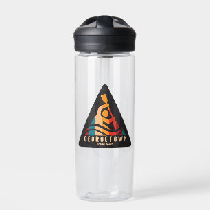 Retro Georgetown Kayaking Trinkflasche