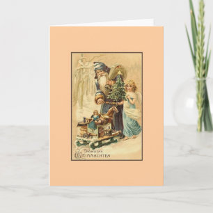 Retro German Fröhliche Weihnachten