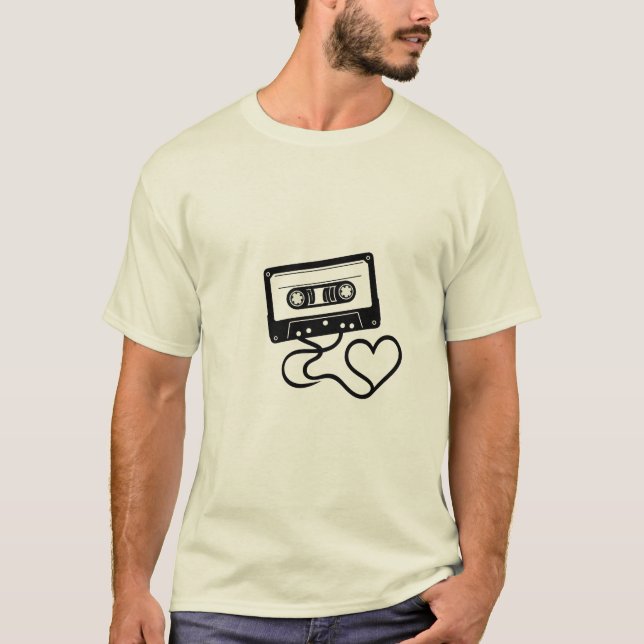 Retro-Geschenk für Vater oder Mama— KassettenT - S T-Shirt (Vorderseite)