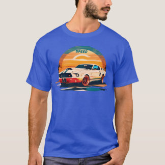 Retro-Geschenk Sportwagen T-Shirt
