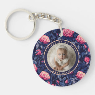 Retro-Geschenke für Arbeitskollegen Rose Schlüsselanhänger
