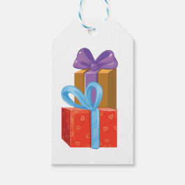 Retro-Geschenketiketten Geschenkanhänger