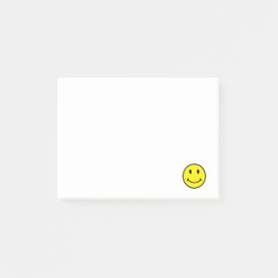 Retro-Gesicht Gelbe Smile Post-it® Notizen