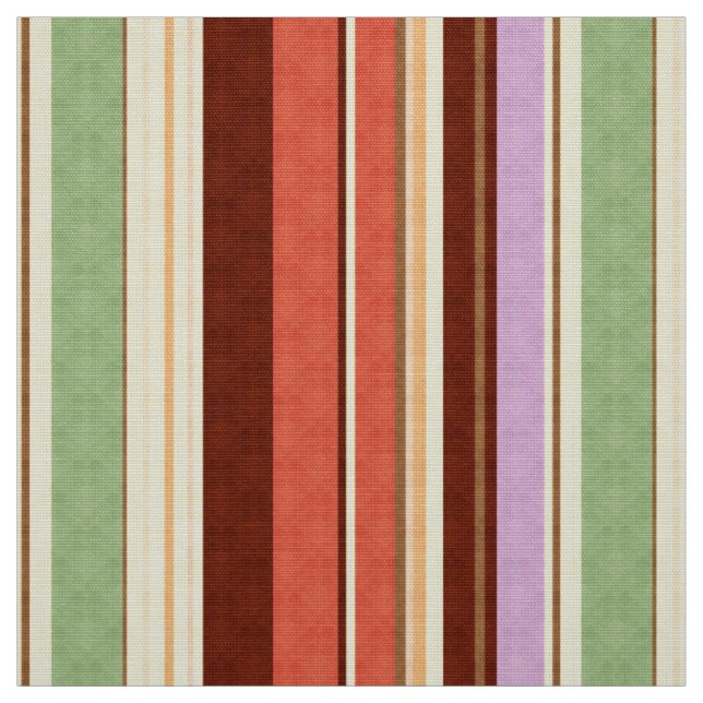 Retro gestreift bunt orange gelb stoff (Muster)