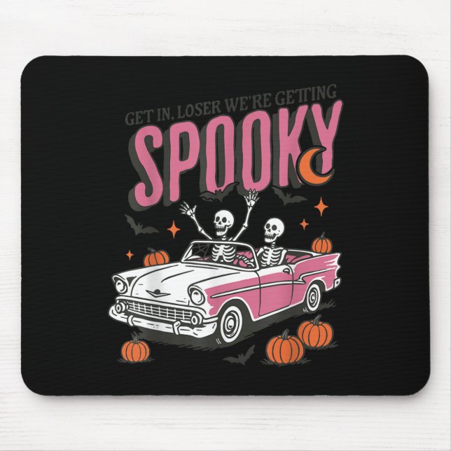 Retro Get In Losers We're Getting Soky, Funny Hall Mousepad (Vorne)