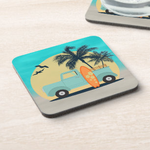 Retro-Getränkekasten surfen Getränkeuntersetzer