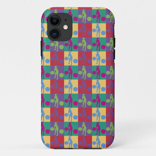 Retro Gewichts-Anheben - Case-Mate iPhone Hülle (Rückseite)