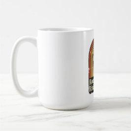Retro-gewurzelte und aufstrebende Glaubensgestaltu Kaffeetasse