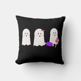 Retro Ghost Ghoul Fall Halloween Kissen