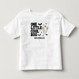 Retro Ghost One Halloween Boy 1st Birthday Kleinkind T-shirt