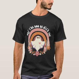 Retro Ghost Vintag Floral Boho Halloween Niedlich  T-Shirt