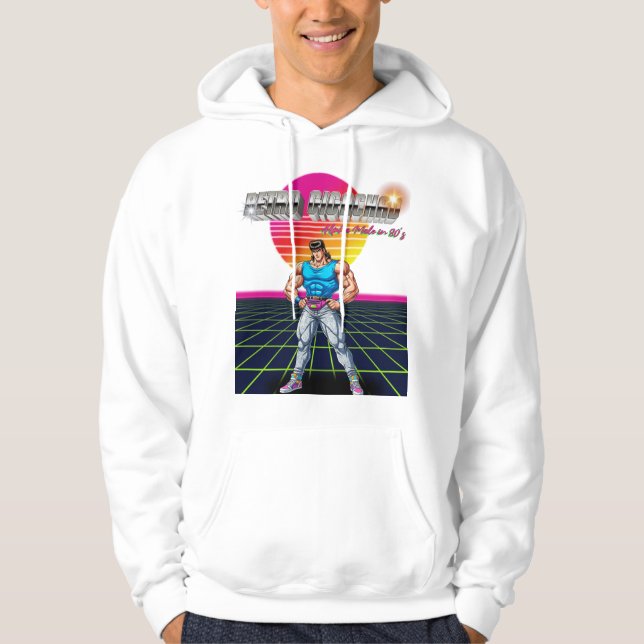Retro Gigachad  Hoodie (Vorderseite)