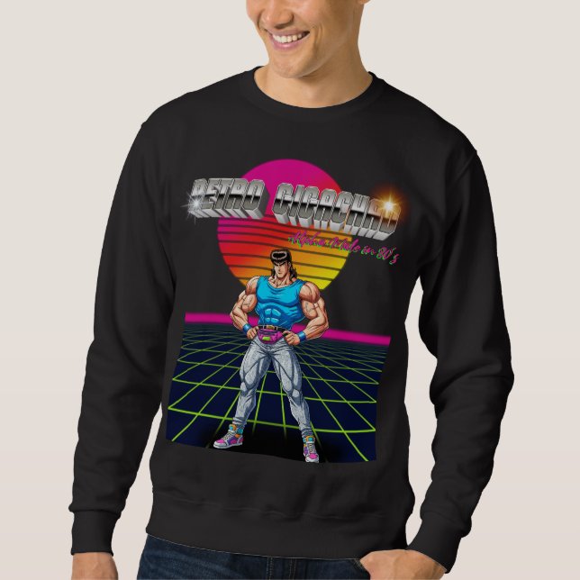 Retro Gigachad  Sweatshirt (Vorderseite)