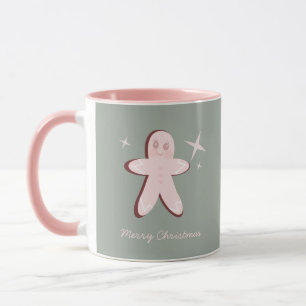 Retro-Gingerbrot-Cookies Groovy Weihnachten Tasse