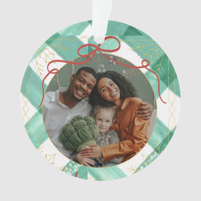 Retro-Gingham Ornament (Vorderseite)