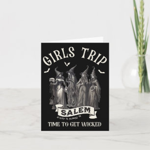 Retro Girls Trip Salem 1692 sie vermissten eine He Karte