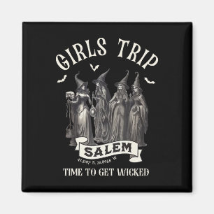 Retro Girls Trip Salem 1692 sie vermissten eine He Magnet