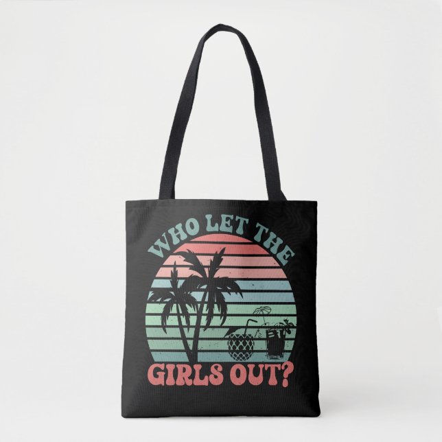 Retro Girl's Trip Weekend Sunset Tasche (Vorderseite)