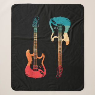 Retro Gitarre Gitarrist Electric Bass Gitarre Rock Sherpadecke