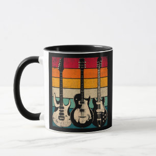 Retro Gitarre  Tasse