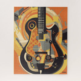 Retro-Gitarren-Illustration