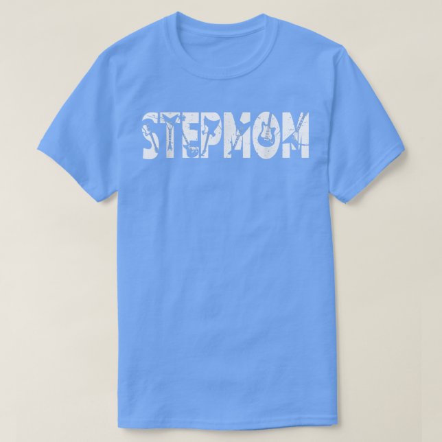 Retro-Gitarrist Mutter Stepama Gitarre Mutter Day T-Shirt (Design vorne)