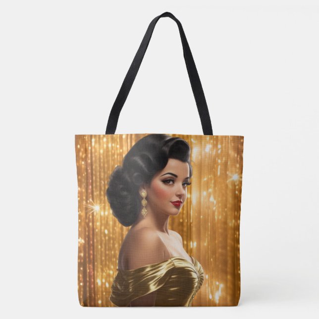 Retro Glam Girls (Ana Maria) Tasche (Vorderseite)