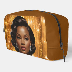 Retro Glam Girls (Diana) Druckknopfbeutel Waschbeutel